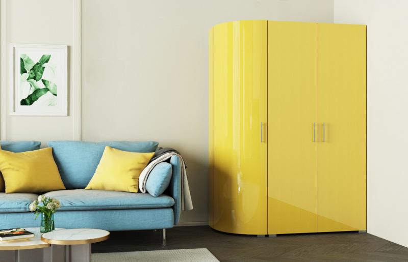 Радиусный шкаф Алексa-1 вариант 1