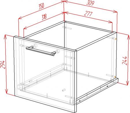 Комод Омега-10-М вариант 6