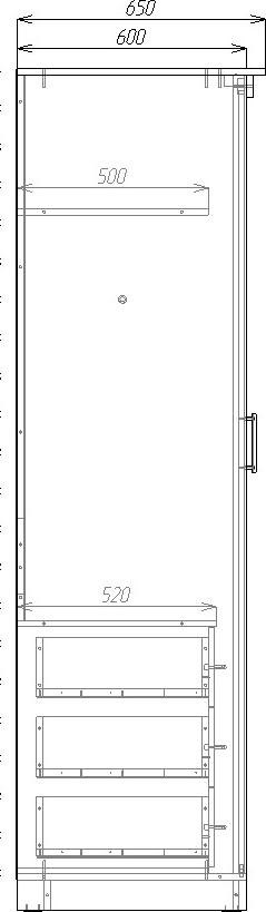 Шкаф-купе Плейн-15 вариант 5