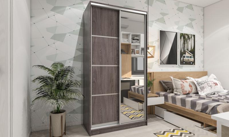 Шкаф-купе Лофт-10 вариант 2