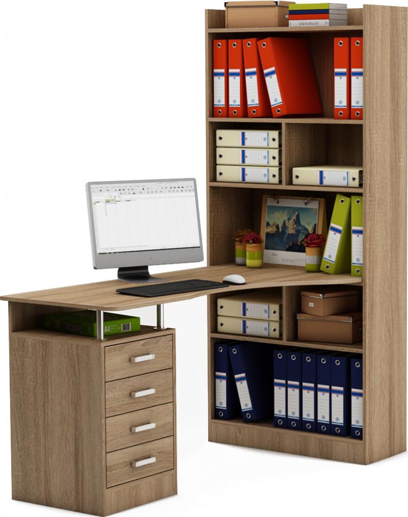 Стол-стеллаж Маунт-18 вариант 2