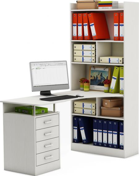 Стол-стеллаж Маунт-18 вариант 2