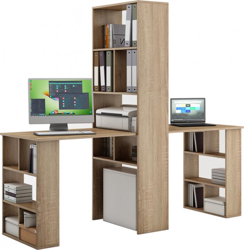 Стол-стеллаж Мира-455 вариант 2