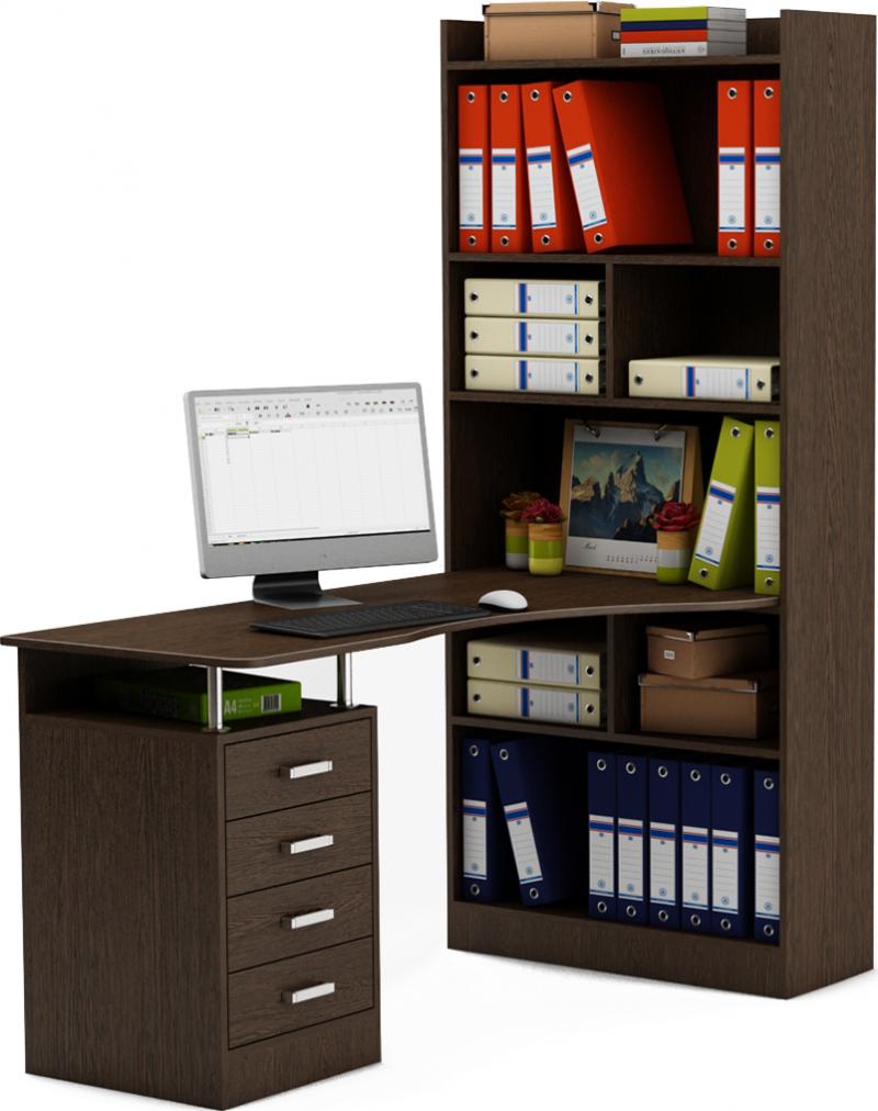 Стол-стеллаж Маунт-18 вариант 4