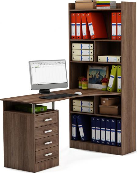 Стол-стеллаж Маунт-18 вариант 4