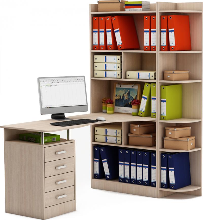 Стол-стеллаж Маунт-183 вариант 1