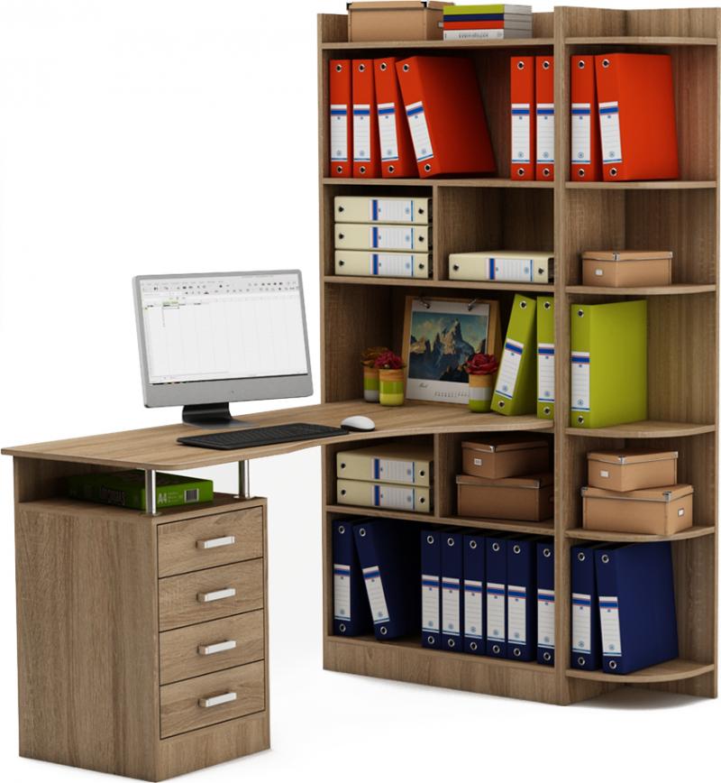 Стол-стеллаж Маунт-183 вариант 2