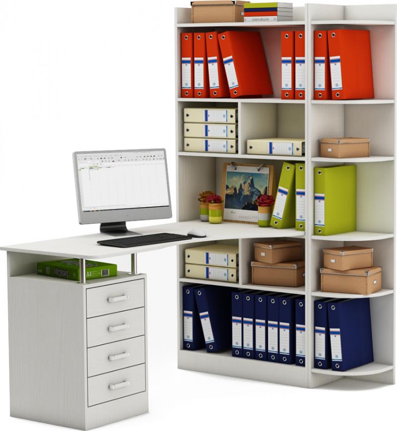 Стол-стеллаж Маунт-183 вариант 3