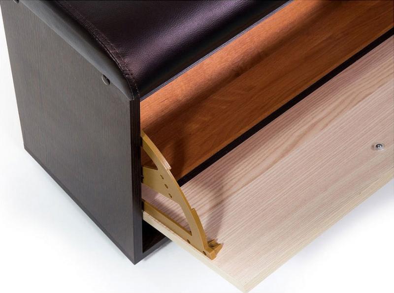 Обувница с сиденьем Колор вариант 75