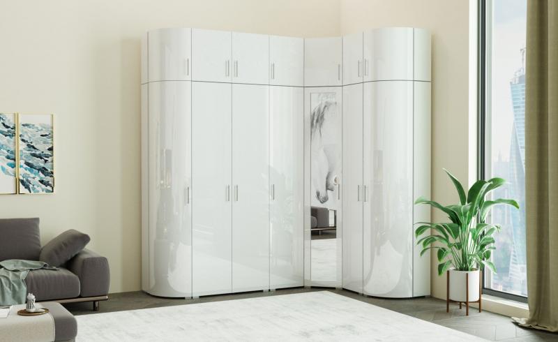 Радиусный шкаф Алексa-21 вариант 2