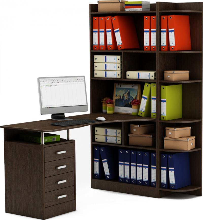 Стол-стеллаж Маунт-183 вариант 4