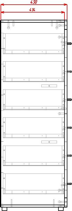 Комод Омега-8 вариант 3