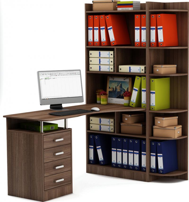 Стол-стеллаж Маунт-183 вариант 5