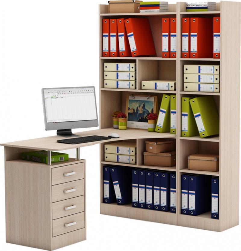 Стол-стеллаж Маунт-184 вариант 1