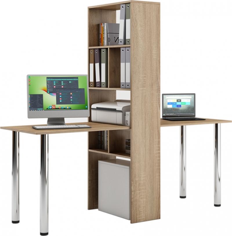 Стол-стеллаж Мира-466 вариант 2