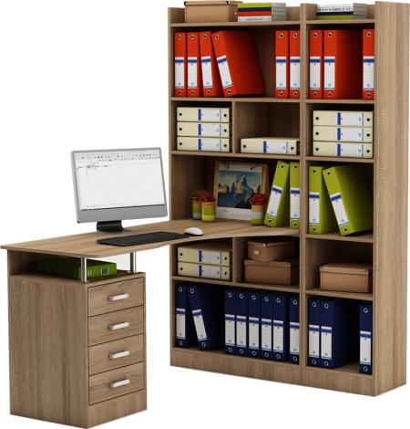 Стол-стеллаж Маунт-184 вариант 1