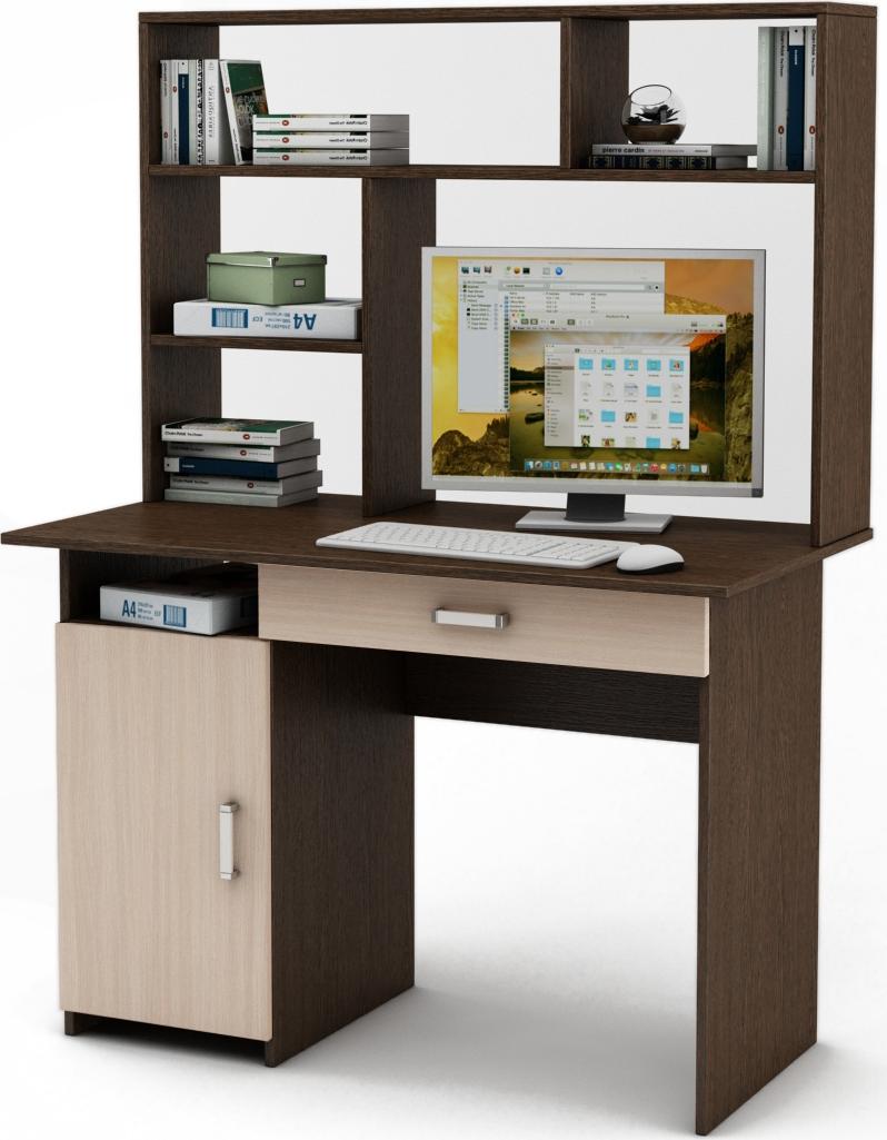 Письменный стол Нео-2Я с надстройкой вариант 4