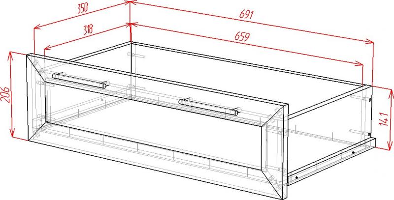 Комод Телия-1 вариант 4