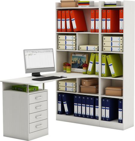 Стол-стеллаж Маунт-184 вариант 2