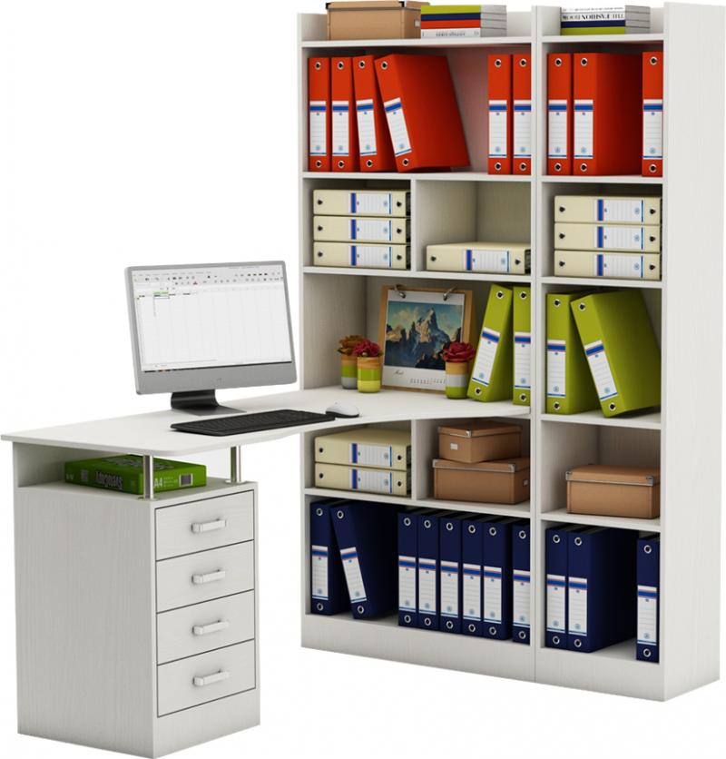 Стол-стеллаж Маунт-184 вариант 3