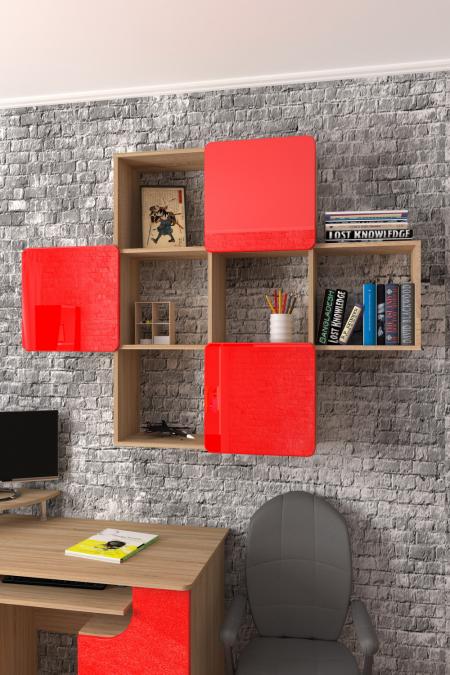 Полка для книг Лайн-4 вариант 2