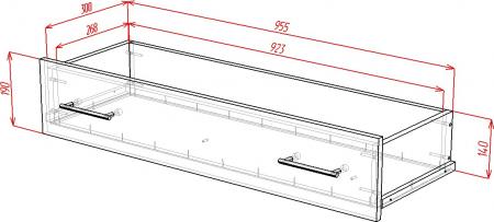 Комод Омега-17 вариант 3
