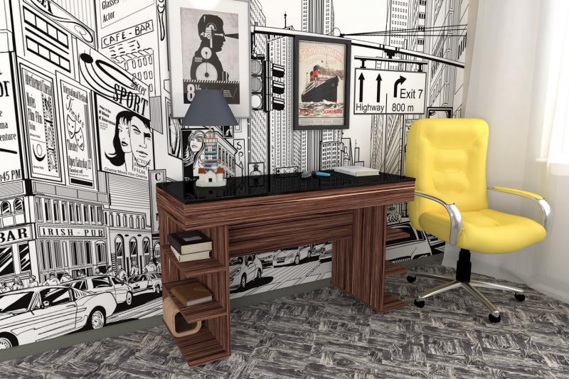 Письменный стол Лайн-32 вариант 5