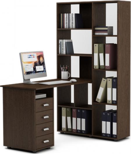 Стол-стеллаж Женева-2 вариант 1