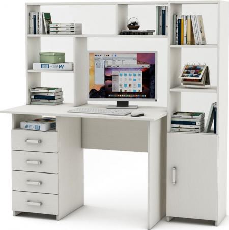 Уголок школьника Нео-4 с надстройкой вариант 1