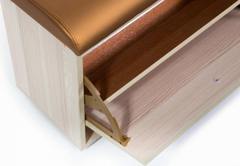 Обувница с сиденьем Колор вариант 15