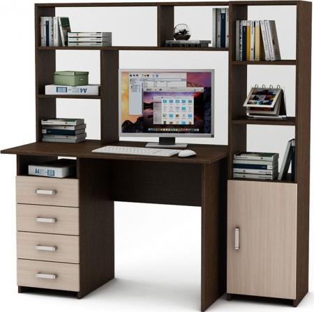 Уголок школьника Нео-4 с надстройкой вариант 3