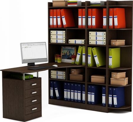 Стол-стеллаж Маунт-1843 вариант 3