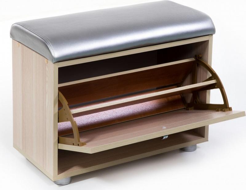 Обувница с сиденьем Колор вариант 101