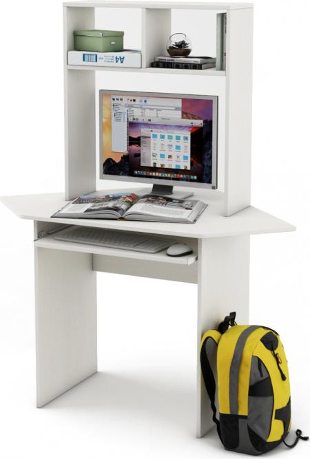 Угловой стол Нео-К с надстройкой вариант 1