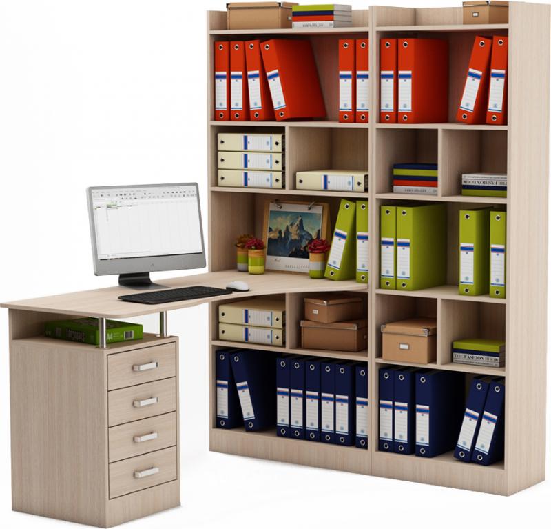 Стол-стеллаж Маунт-186 вариант 1