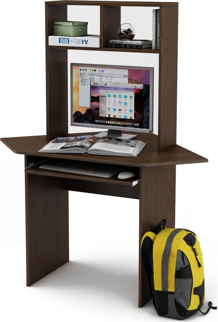 Угловой стол Нео-К с надстройкой вариант 3