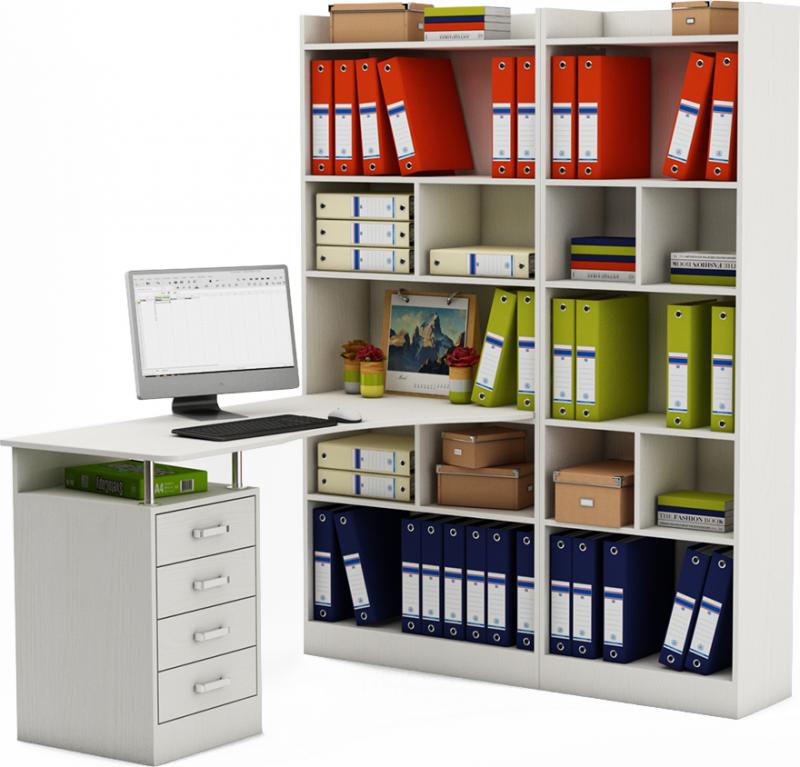 Стол-стеллаж Маунт-186 вариант 3