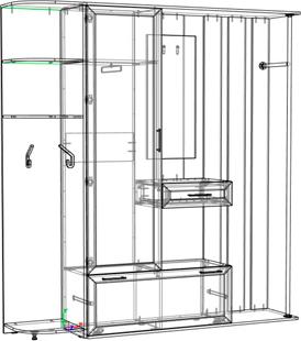 Прихожая Арнем-8 вариант 2