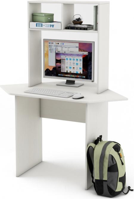 Угловой стол Нео с надстройкой вариант 1