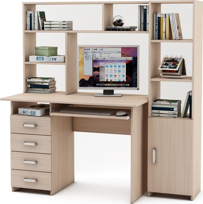 Уголок школьника Нео-4К с надстройкой вариант 1