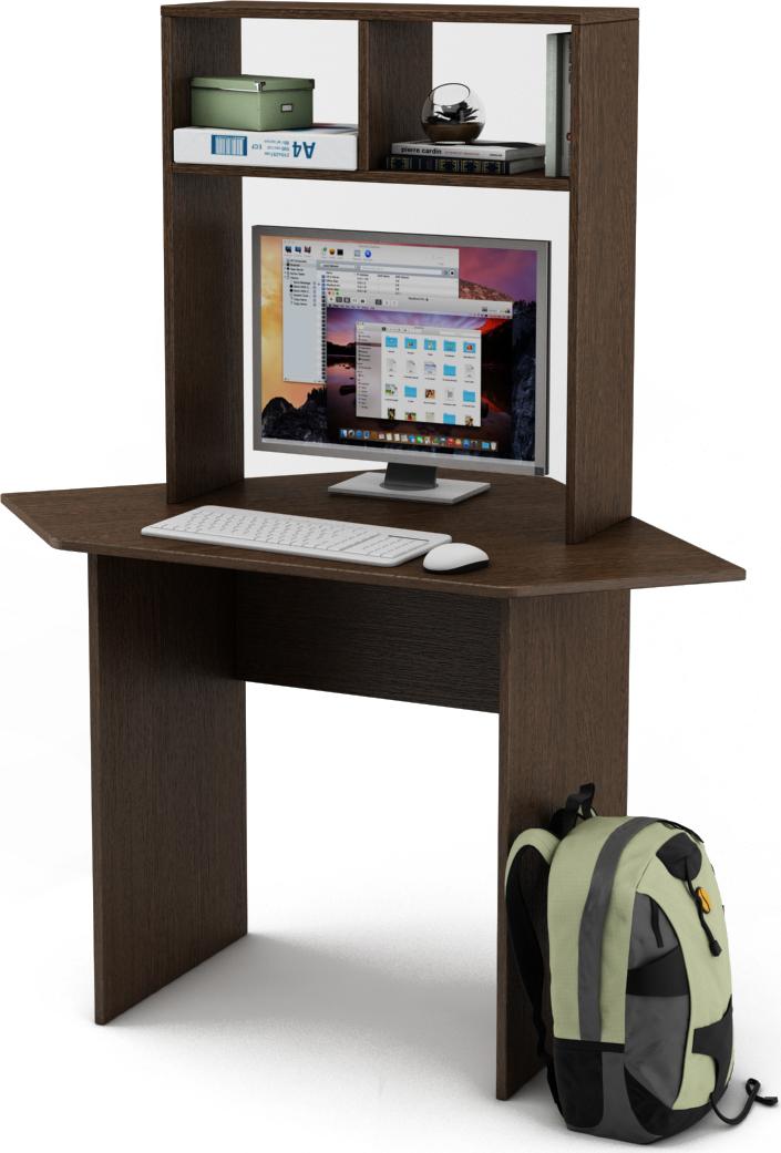 Угловой стол Нео с надстройкой вариант 3