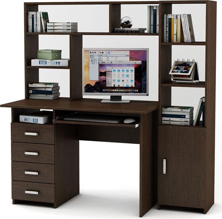 Уголок школьника Нео-4К с надстройкой вариант 3