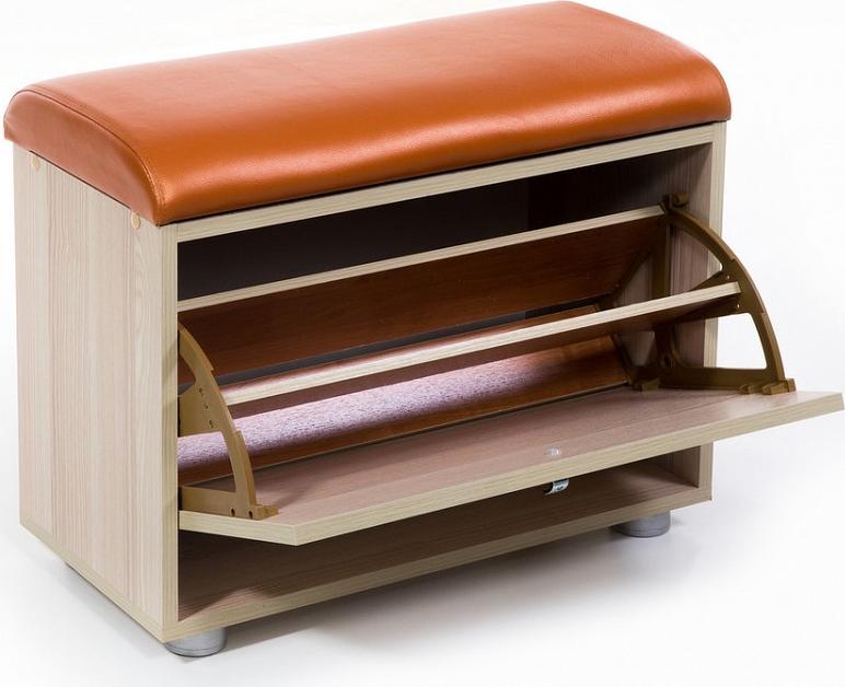 Обувница с сиденьем Колор вариант 34