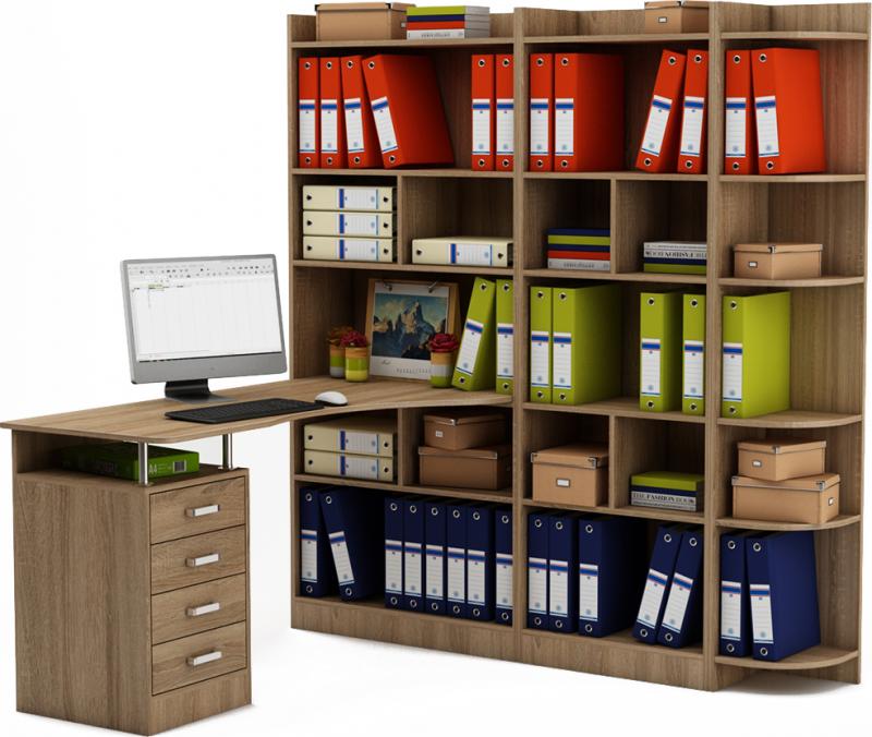 Стол-стеллаж Маунт-1863 вариант 2