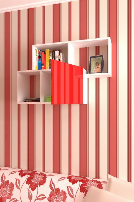 Полка для книг Лайн-8 вариант 2