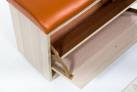 Обувница с сиденьем Колор вариант 35