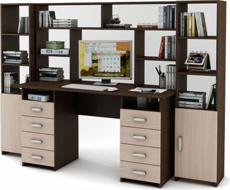 Уголок школьника Нео-9 с надстройкой вариант 3