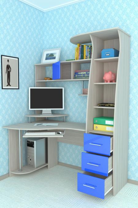 Компьютерный стол Лайн-21 вариант 2