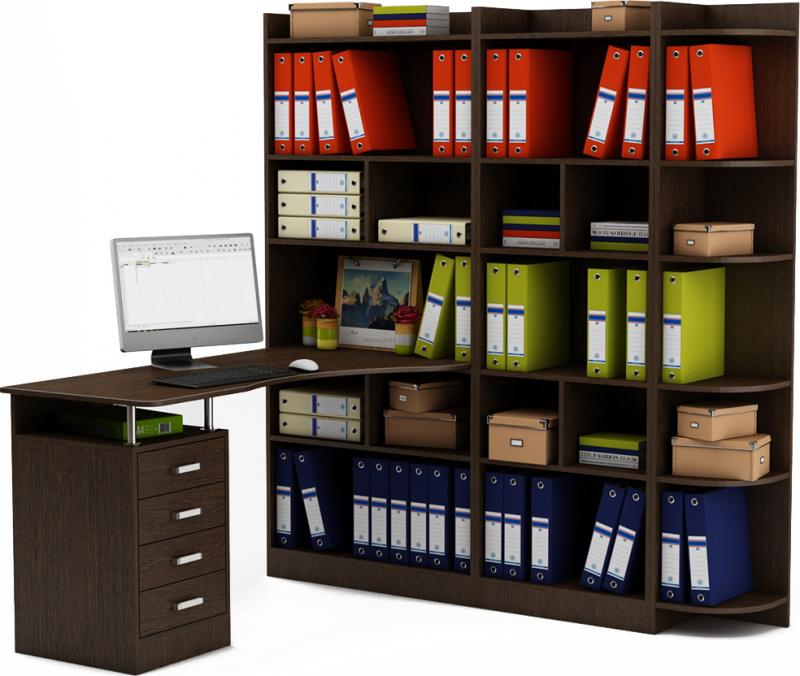 Стол-стеллаж Маунт-1863 вариант 4