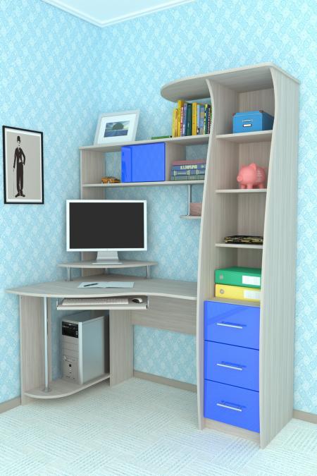 Компьютерный стол Лайн-21 вариант 1